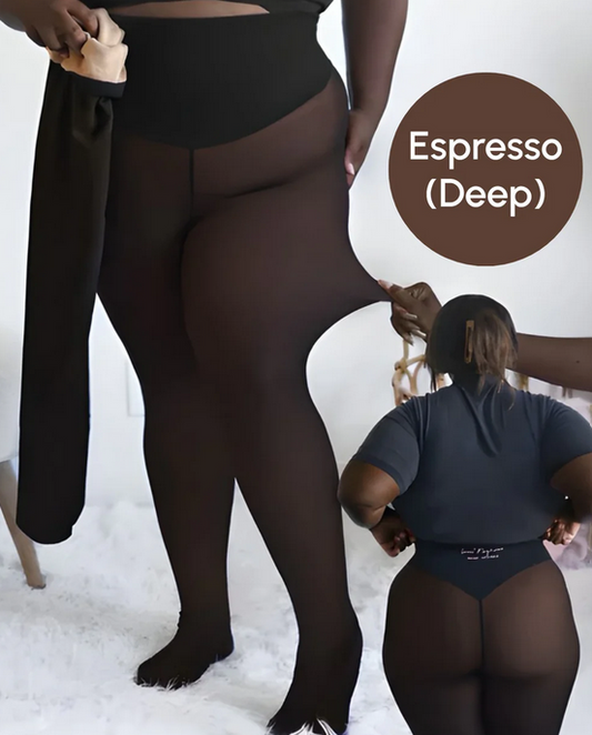 Snatched One-Seam Fleece Sheer Leggings